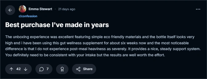 Gut Save Reddit Review