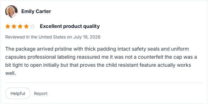 PressureCalmX Amazon Review