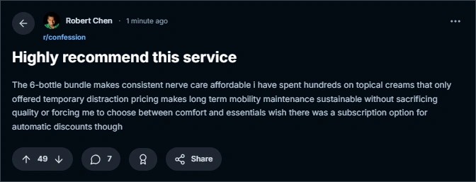 SciaticRelax Reddit Review